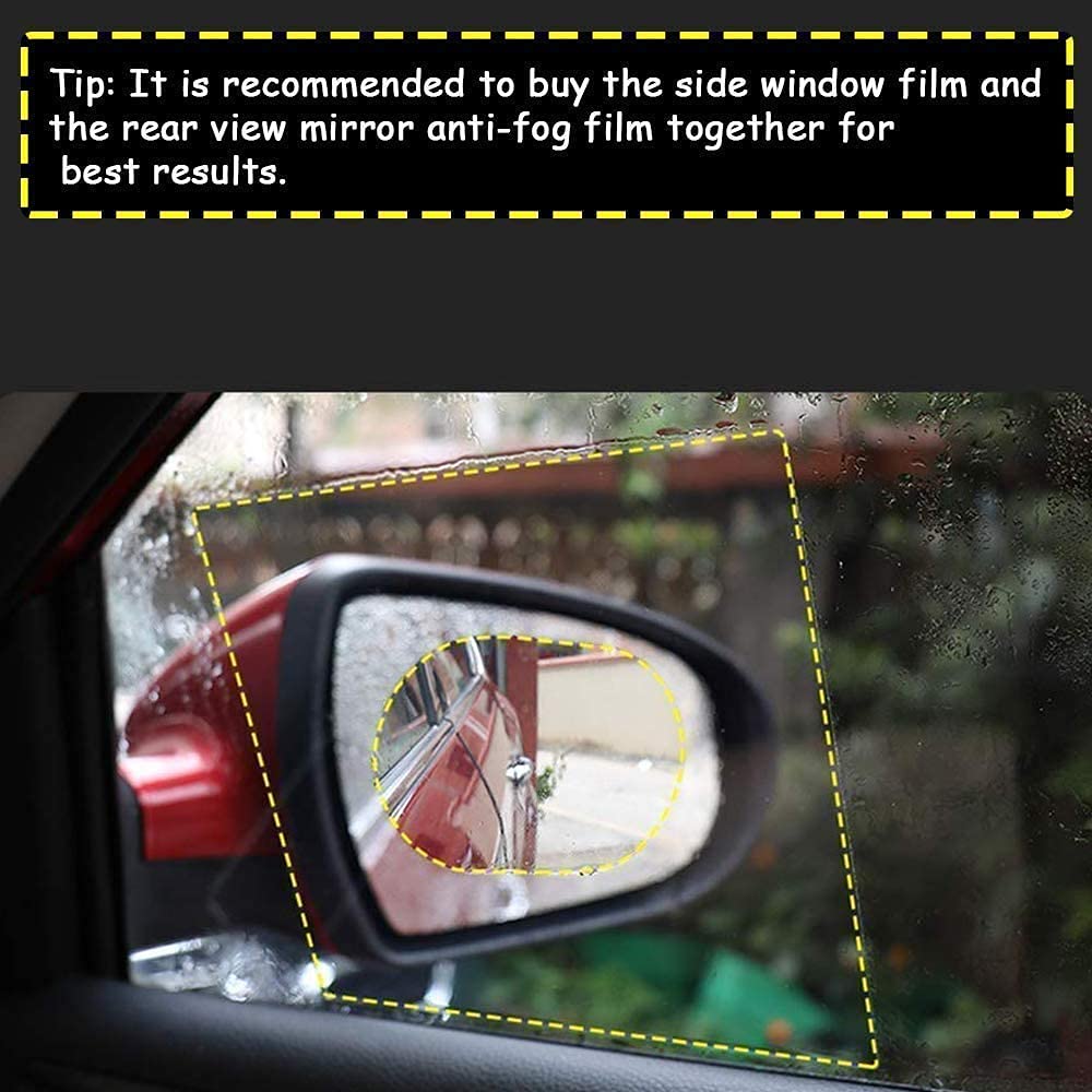 7552 Anti Fog Anti Scratch Interior Rearview Car Mirror Film Waterproof HD Clear Protective Sticker Film for Safe Driving, Car Mirrors, Side Windows 7552 Anti Fog Anti Scratch Interior Rearview Car Mirror Film Waterproof HD Clear Protective Sticker Film for Safe Driving, Car Mirrors, Side Windows